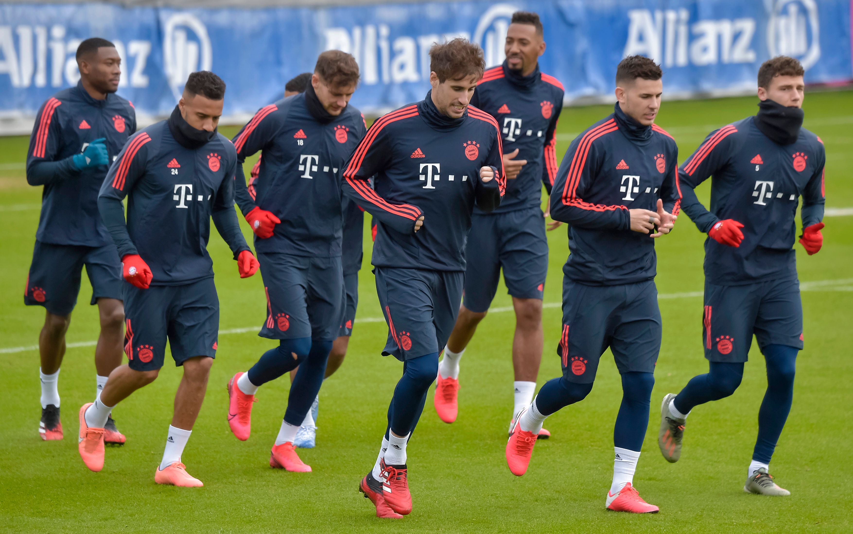 Ilustrasi--sesi latihan Bayern Muenchen