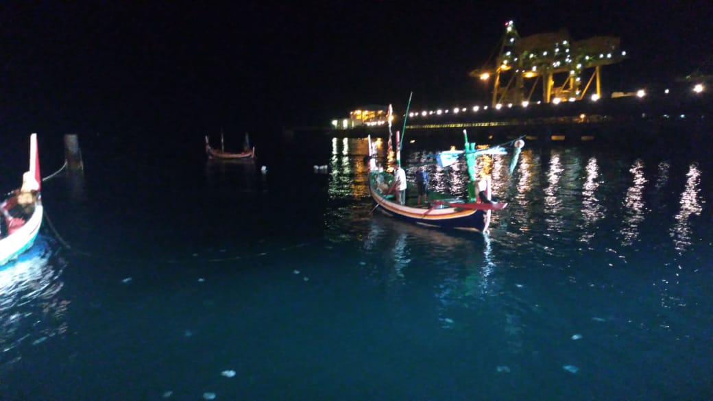 Ubur-ibur di perairan PLTU Paiton Probolinggo (30/4)
