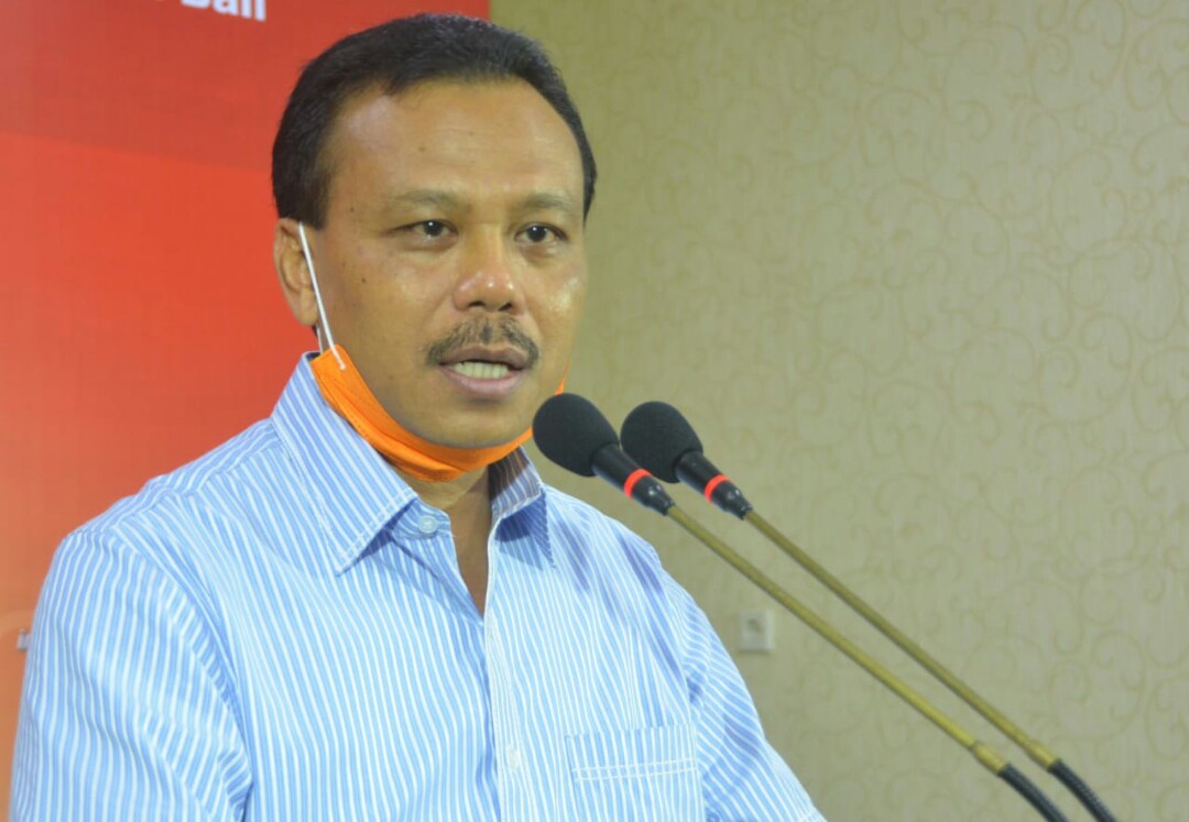 Sekda Bali selaku Ketua Pelaksana Harian Gugus Tugas Percepatan Penanganan Covid-19 Provinsi Bali, Dewa Made Indra.