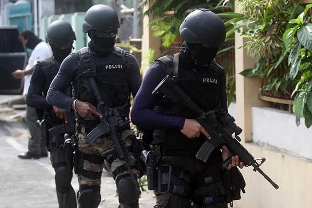 Ilustrasi pasukan Densus 88 Polri