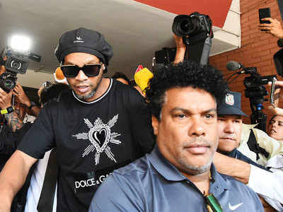 Ronaldinho saat dibebaskan