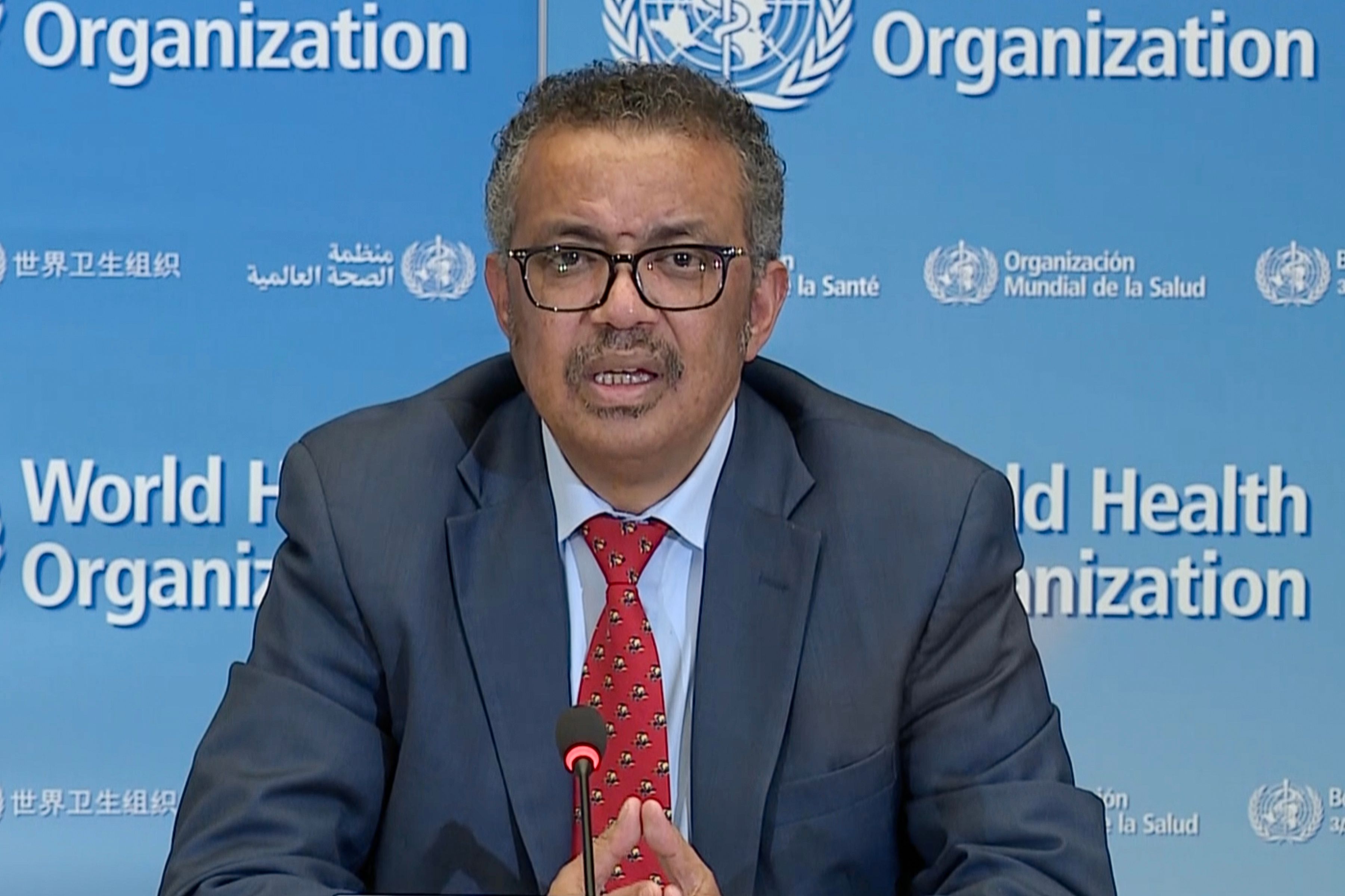 Direktur Jenderal WHO Tedros Adhanom Ghebreyesus