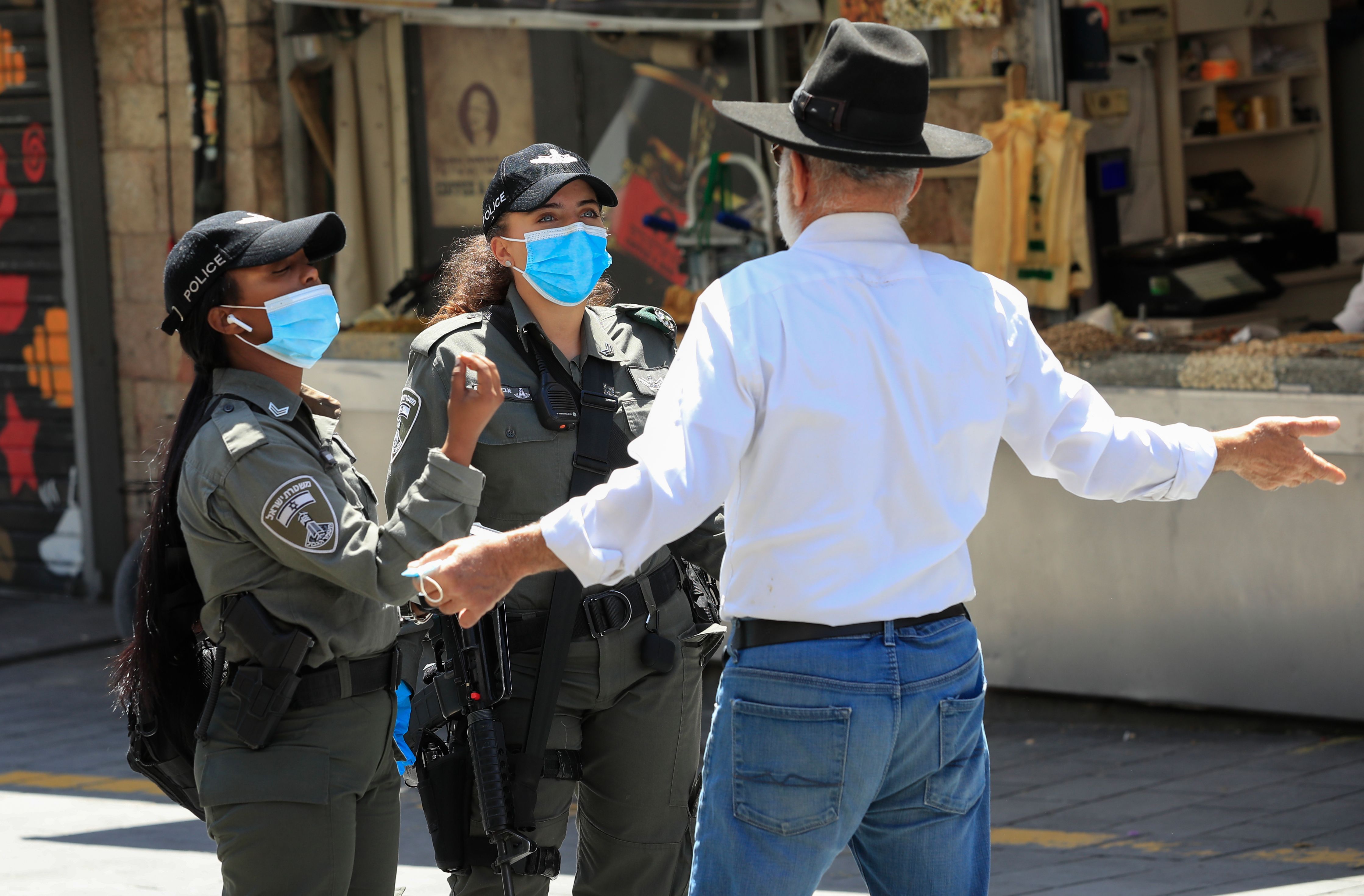 Situasi di Jerusalem pada 23 April 2020.