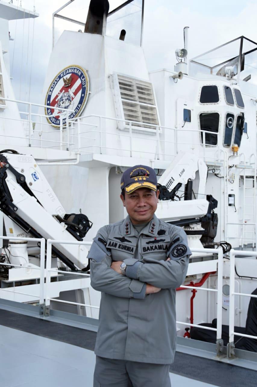 Kepala Bakamla Laksamana Madya (Laksdya) Aan Kurnia.