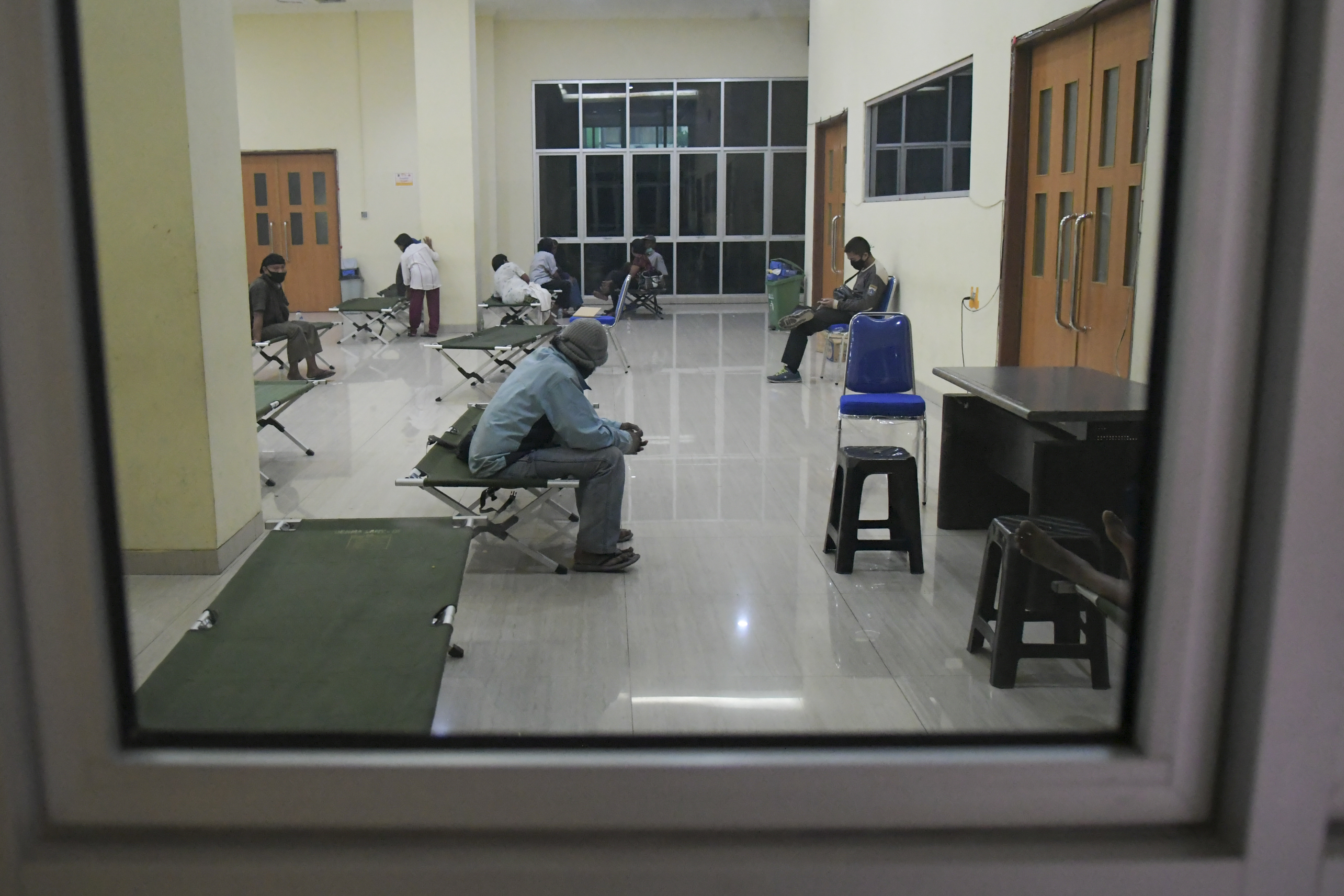 Suasana di GOR Tanah Abang