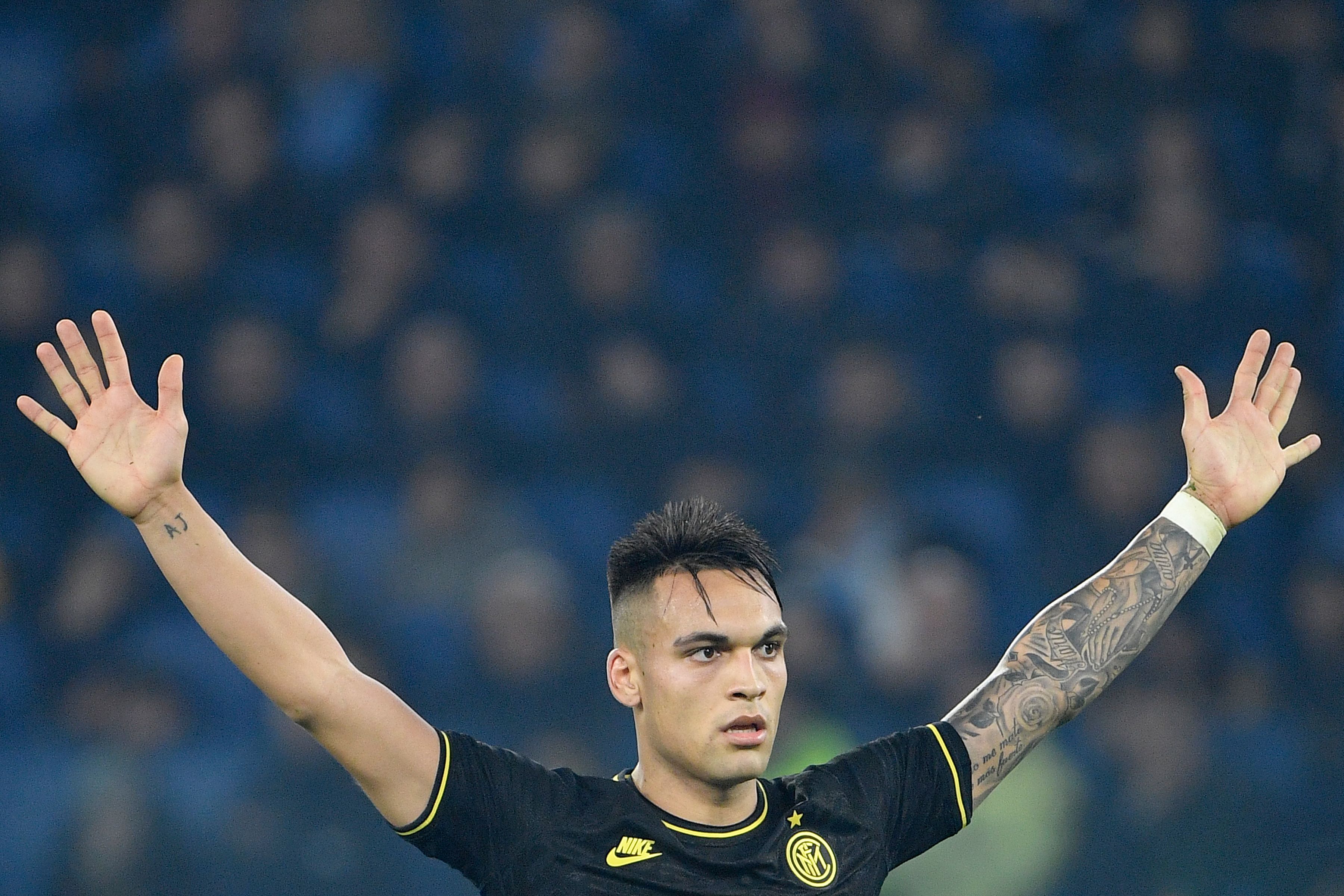 Striker Inter Milan Lautaro Martinez