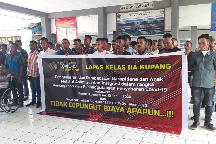 Narapidana di NTT yang dikeluarkan.