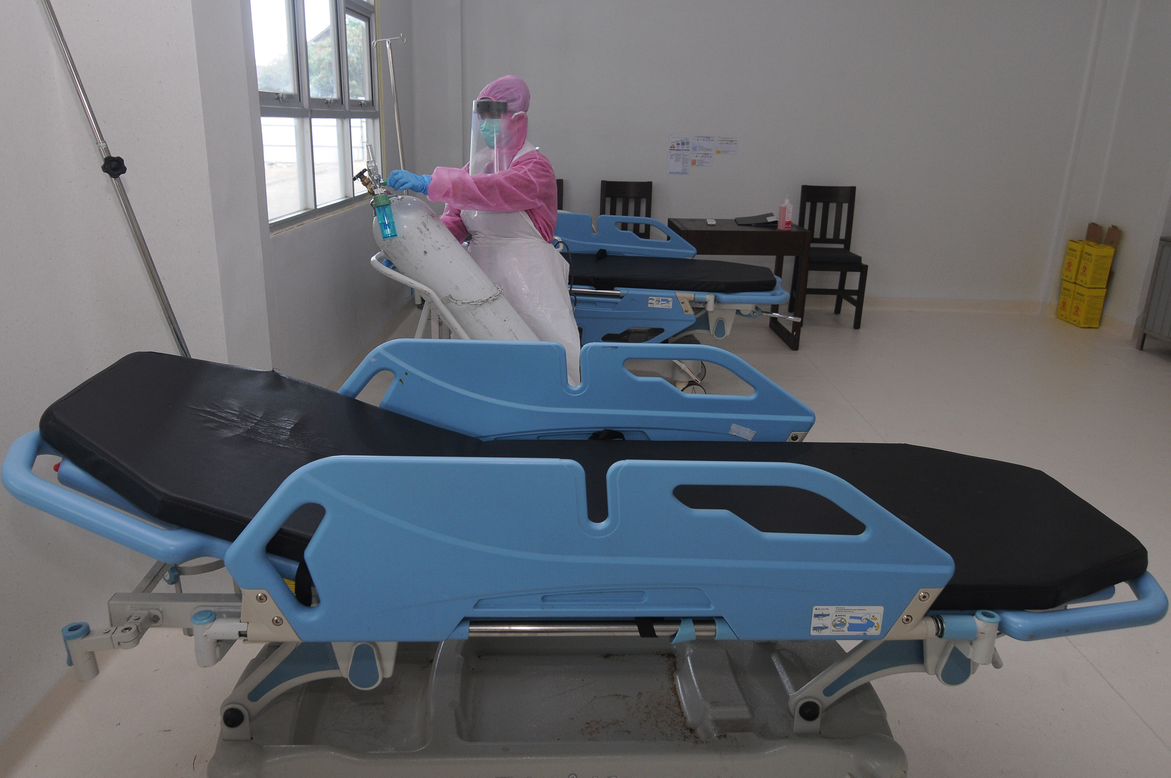 Rumah sakit yang menjadi rujukan perawatan pasien korona membutuhkan peralatan pendeteksi Covid-19.