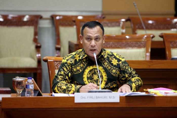 Ketua Komisi Pemberantasan Korupsi (KPK) Firli Bahuri.