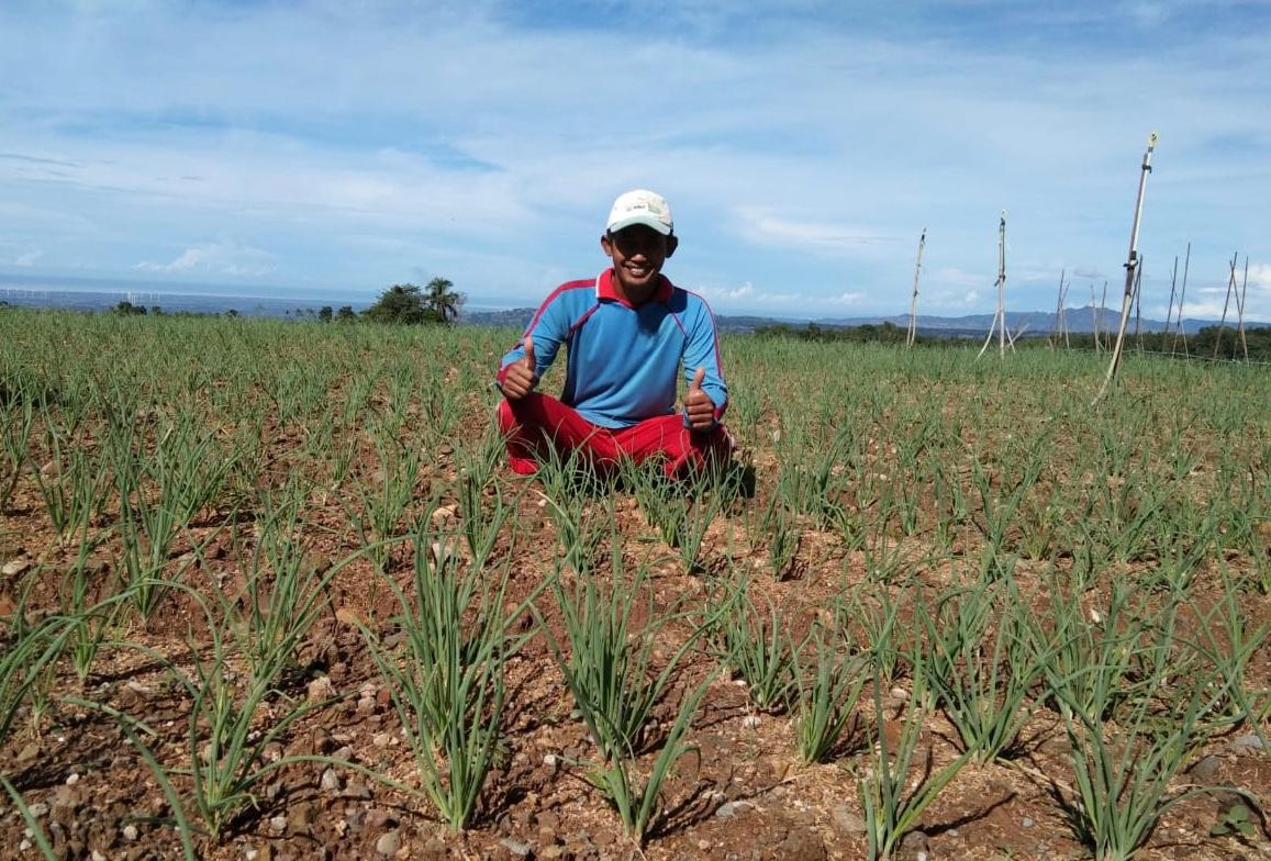 Rahman, salah satu generasi milenial pertanian yang dinobatkan menjadi Duta Petani Milenial.