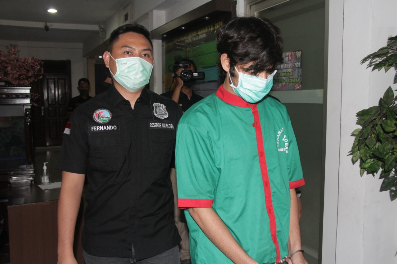 Artis Naufal Samudra di Polres Jakbar.