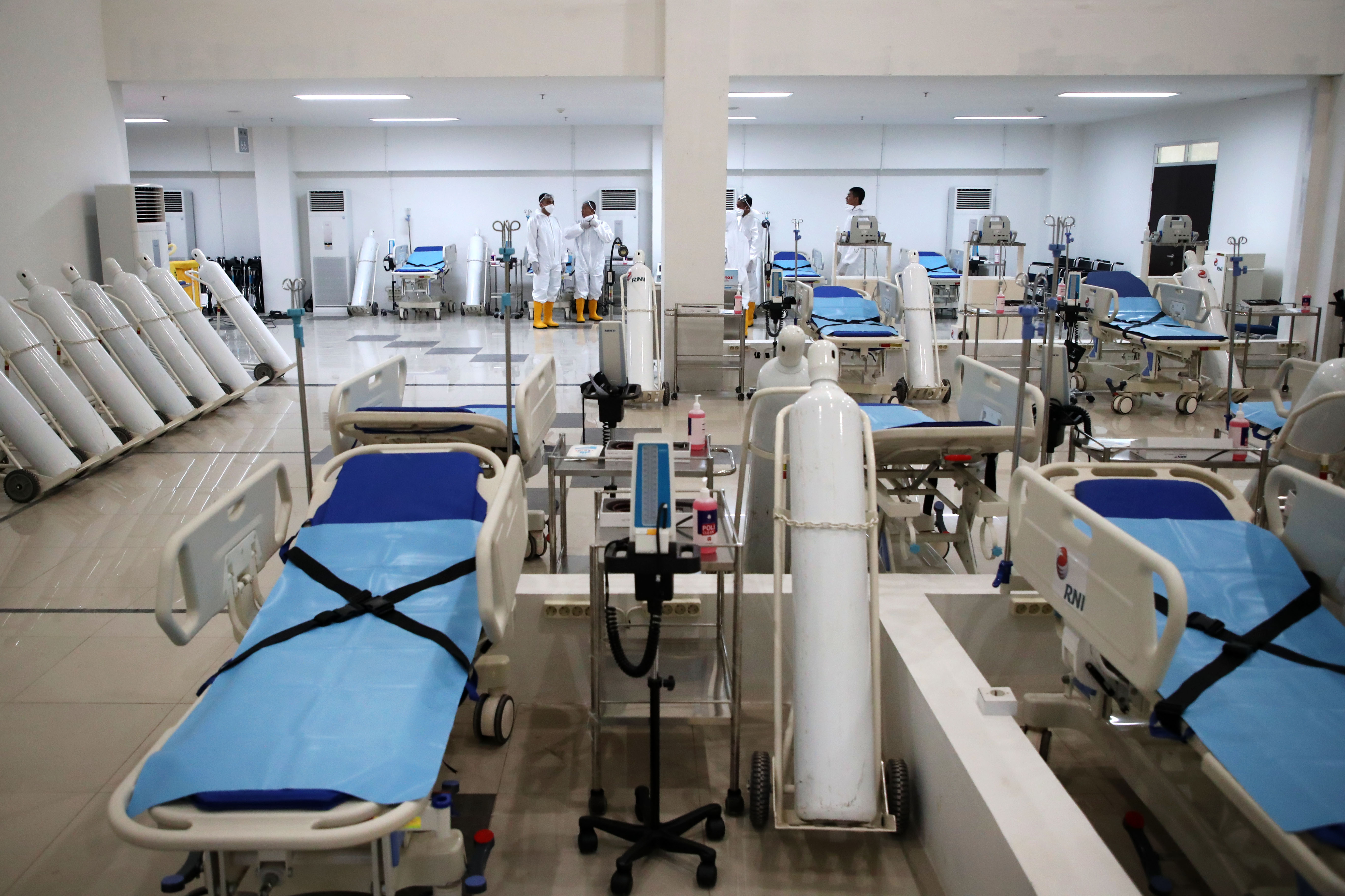 Rumah Sakit Darurat Penanganan COVID-19 Wisma Atlet Kemayoran, Jakarta.