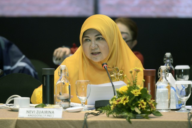 Anggota Komisi VI DPR Komisi VI Nevi Zuairina. 