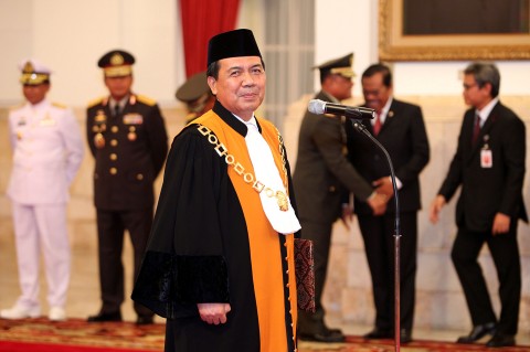 Ketua Mahkamah Agung Muhammad Syarifuddin