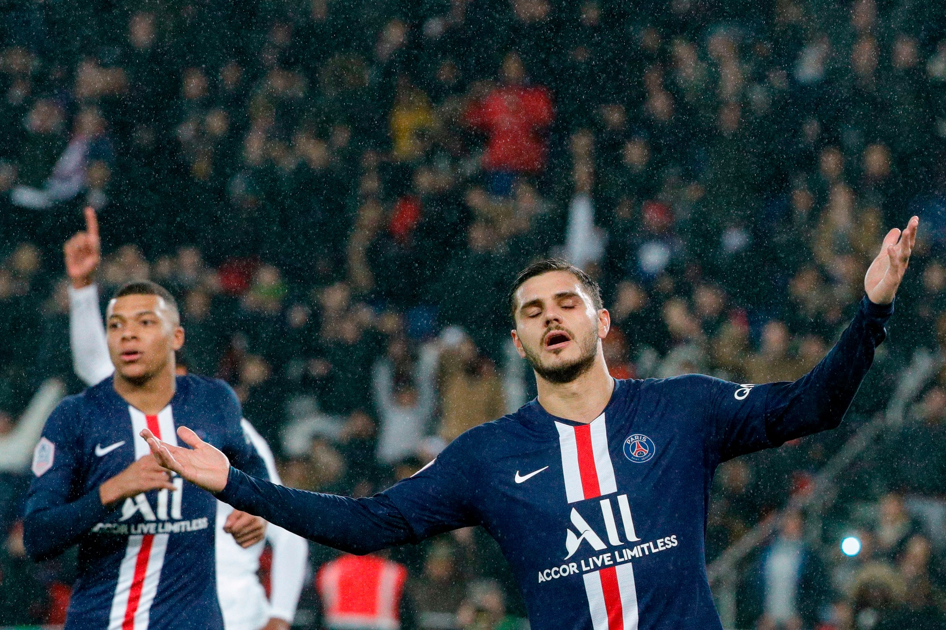 Penyerang PSG Mauro Icardi