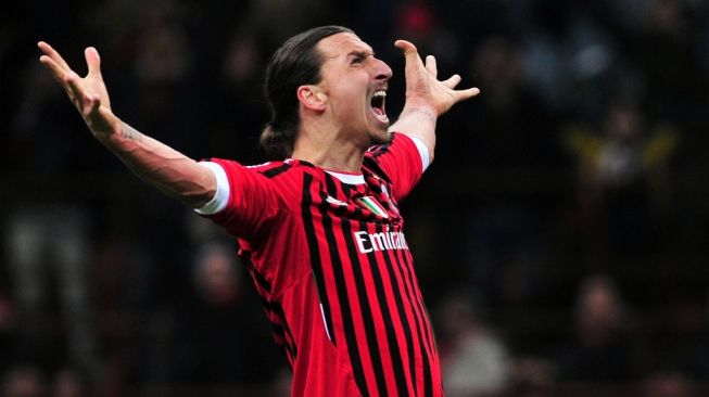 Zlatan Ibrahimovic salah satu pemain asing AC Milan