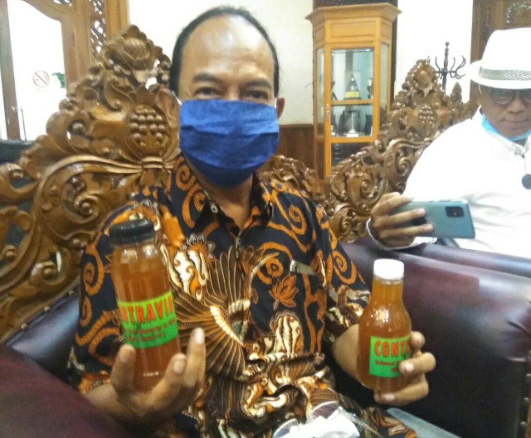 Pakar empon-empon Tri Dewa dengan ramuannya yang bisa mempertahankan daya tahan tubuh di saat pandemi covid-19