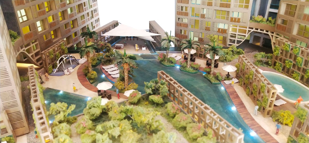 Maket apartemen Cambio Lofts di Alam Sutera, Serpong.