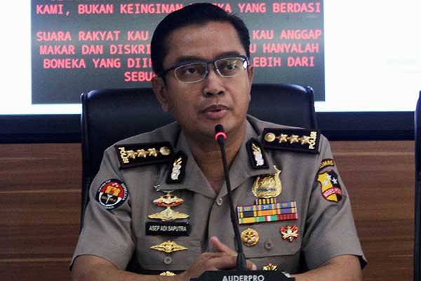 Kepala Bagian Penerangan Umum Polri Kombes Asep Adi Saputra.
