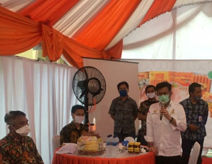 Menteri Pertanian Syahrul Yasin Limpo mengunjungi ke rumah pemotongan ayam (RPA) PT Ciomas Adisatwa Unit Maros, di Sulsel.