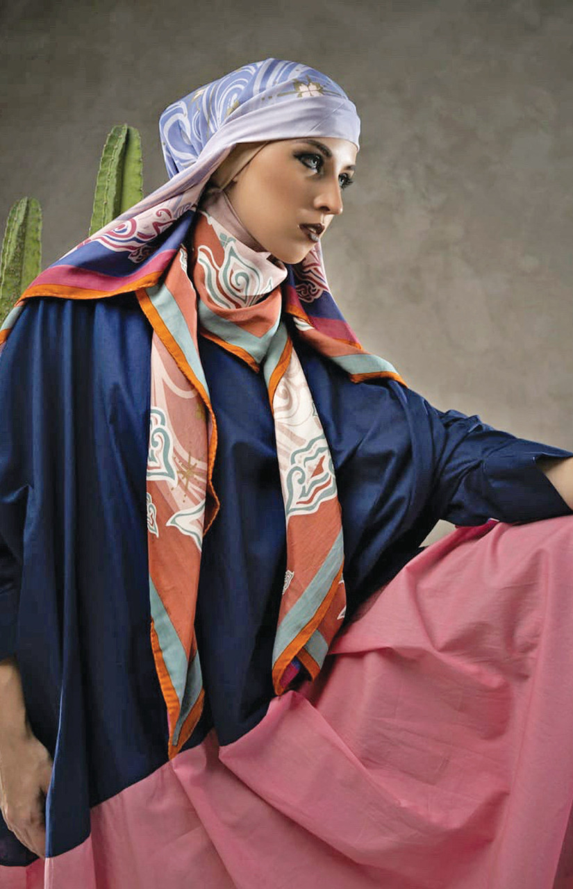 Delapan Sudut Kreasi dalam Selembar Hijab Katonvie