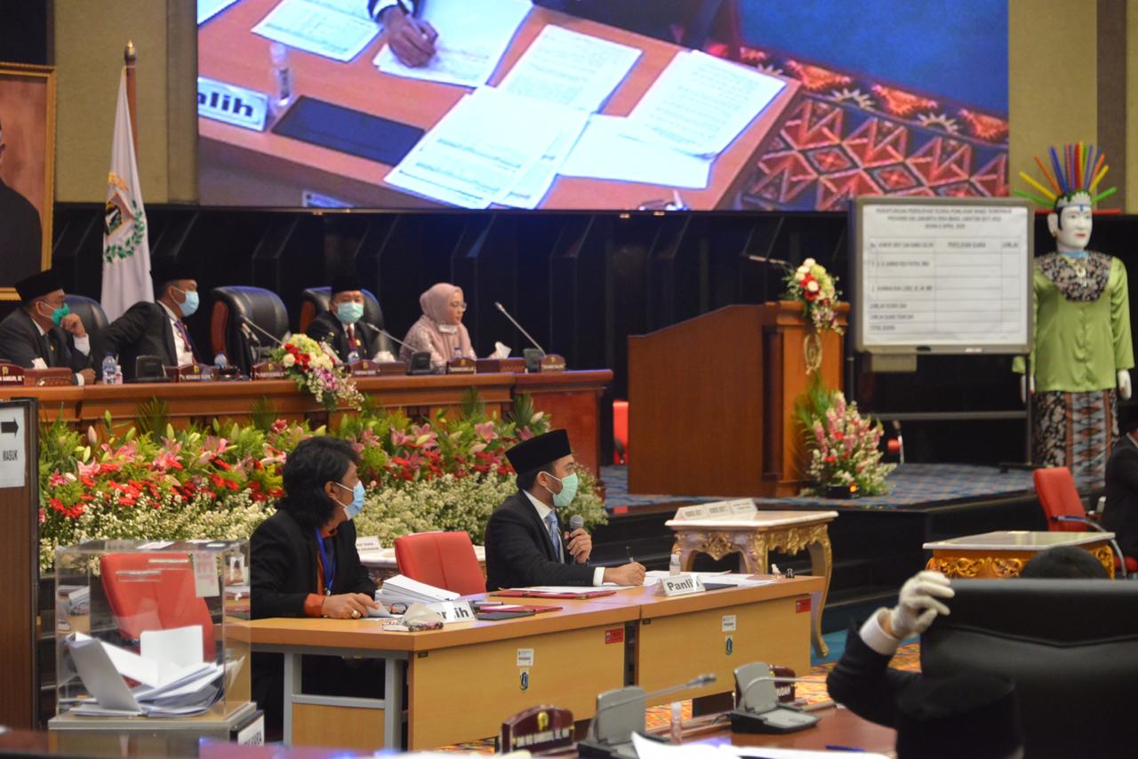 Suasana pemilihan wakil gubernur DKI Jakarta