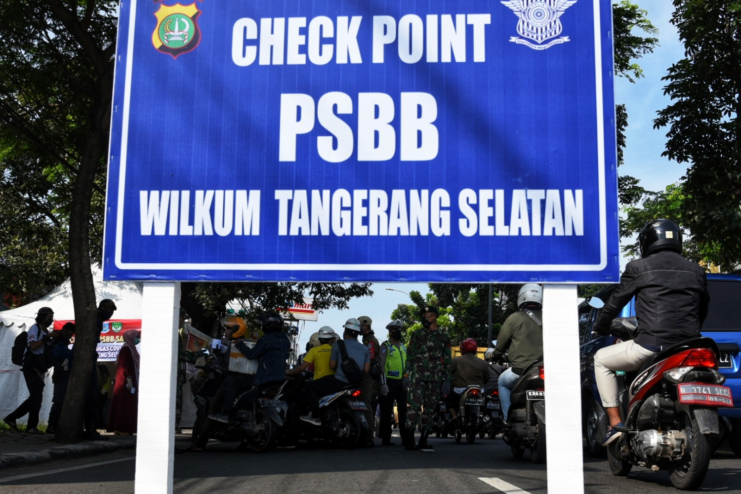 Ilustrasi--penerapan PSBB