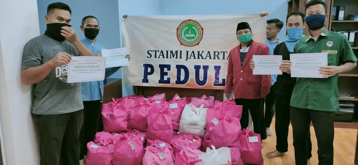 STAIMI bagikan sembako ke warga terdampak covid-19