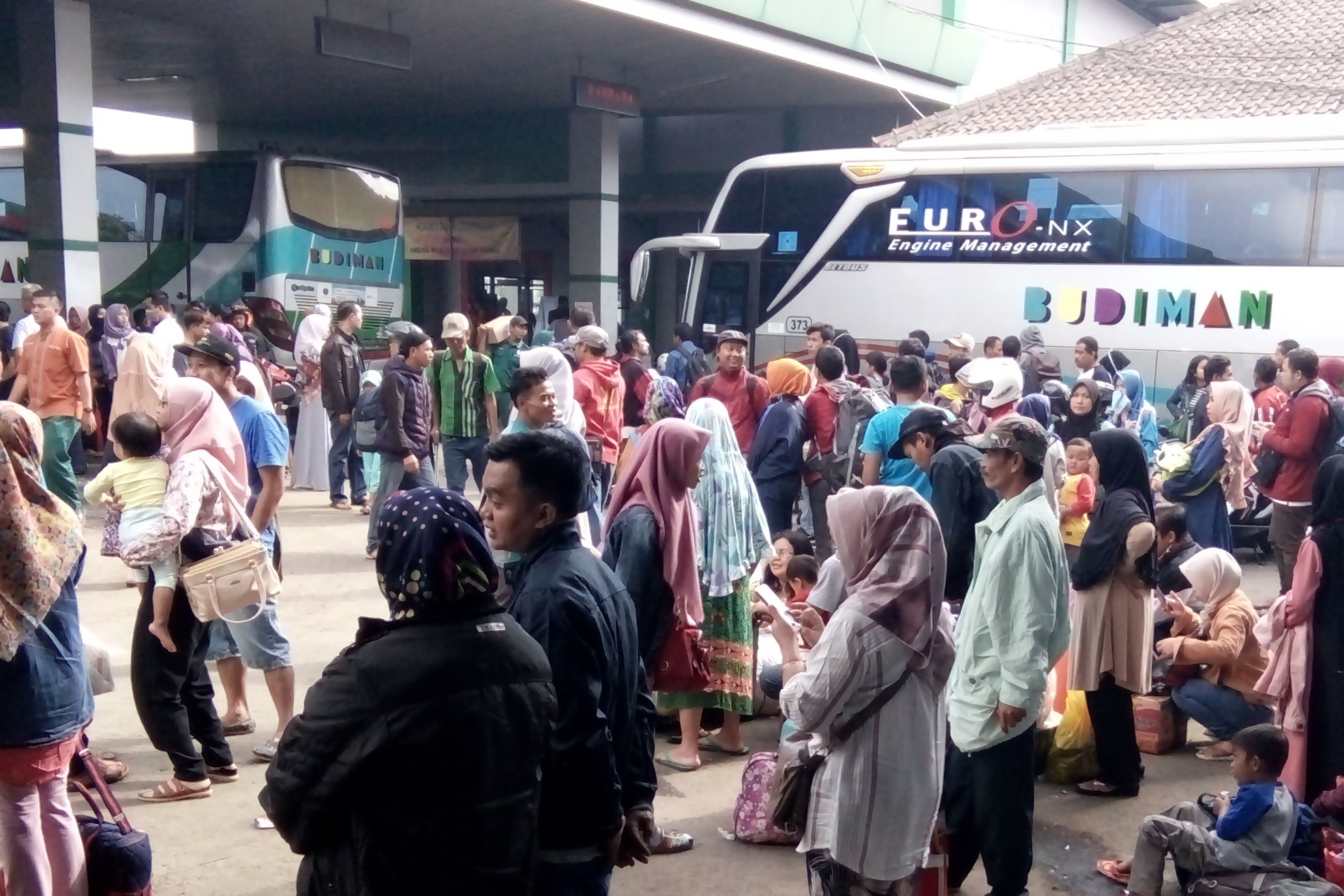 Armada bus PO Budiman di Tasikmalaya, beberapa waktu lalu.