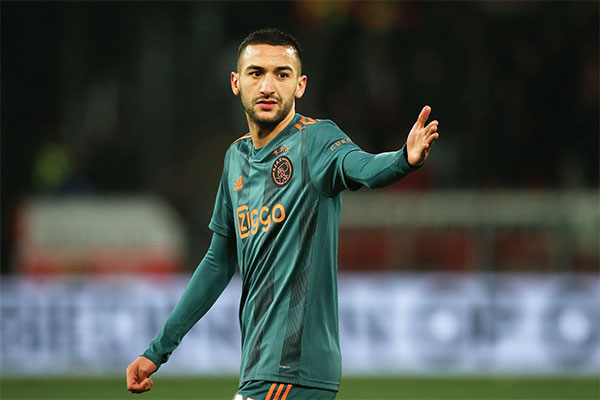Penyerang Ajax Amsterdam Hakim Ziyech