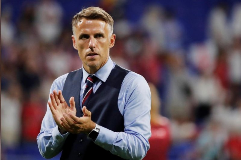 Pelatih Timnas Putri Inggris Phil Neville.