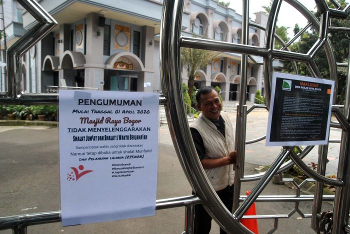 Masjid Raya Bogor tidak menggelar salat berjamaah