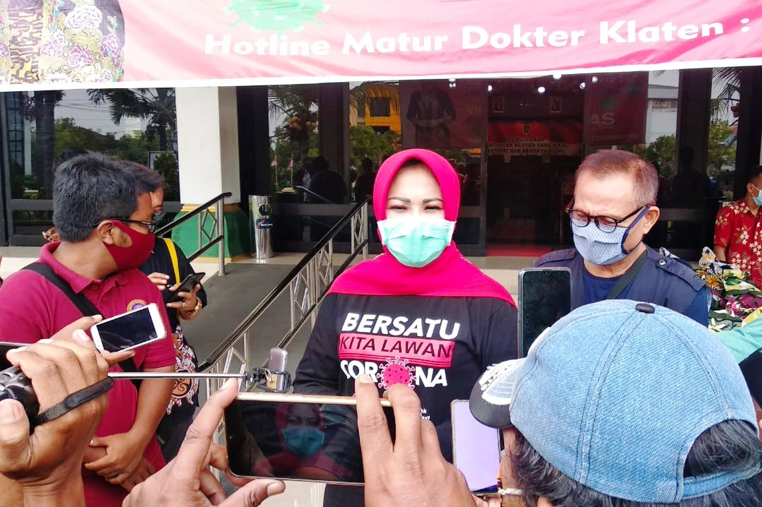 Bupati Klaten Sri Mulyani.