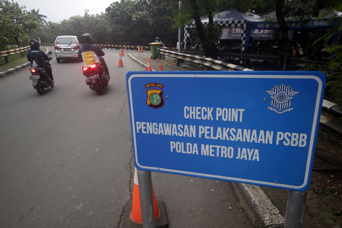 PSBB di Jakarta.