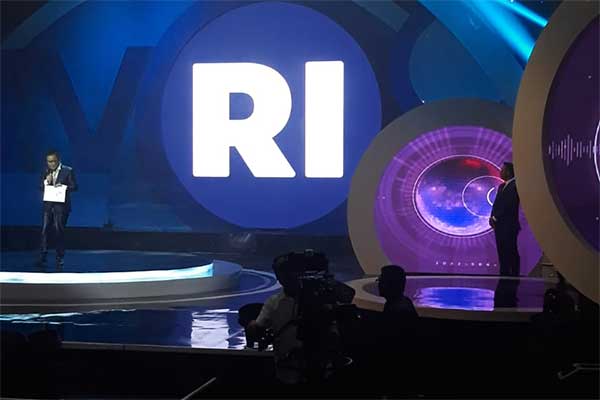 TVRI saat meluncurkan logo baru