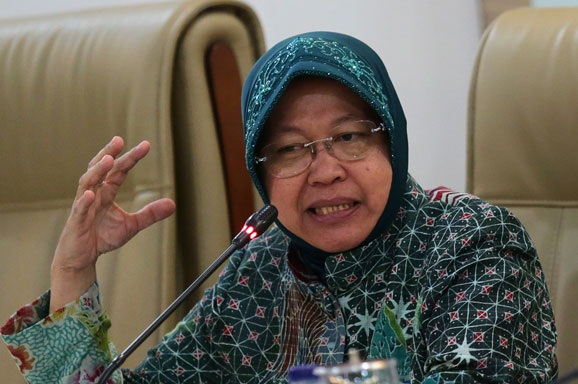 Wali Kota Surabaya Tri Rismaharini.