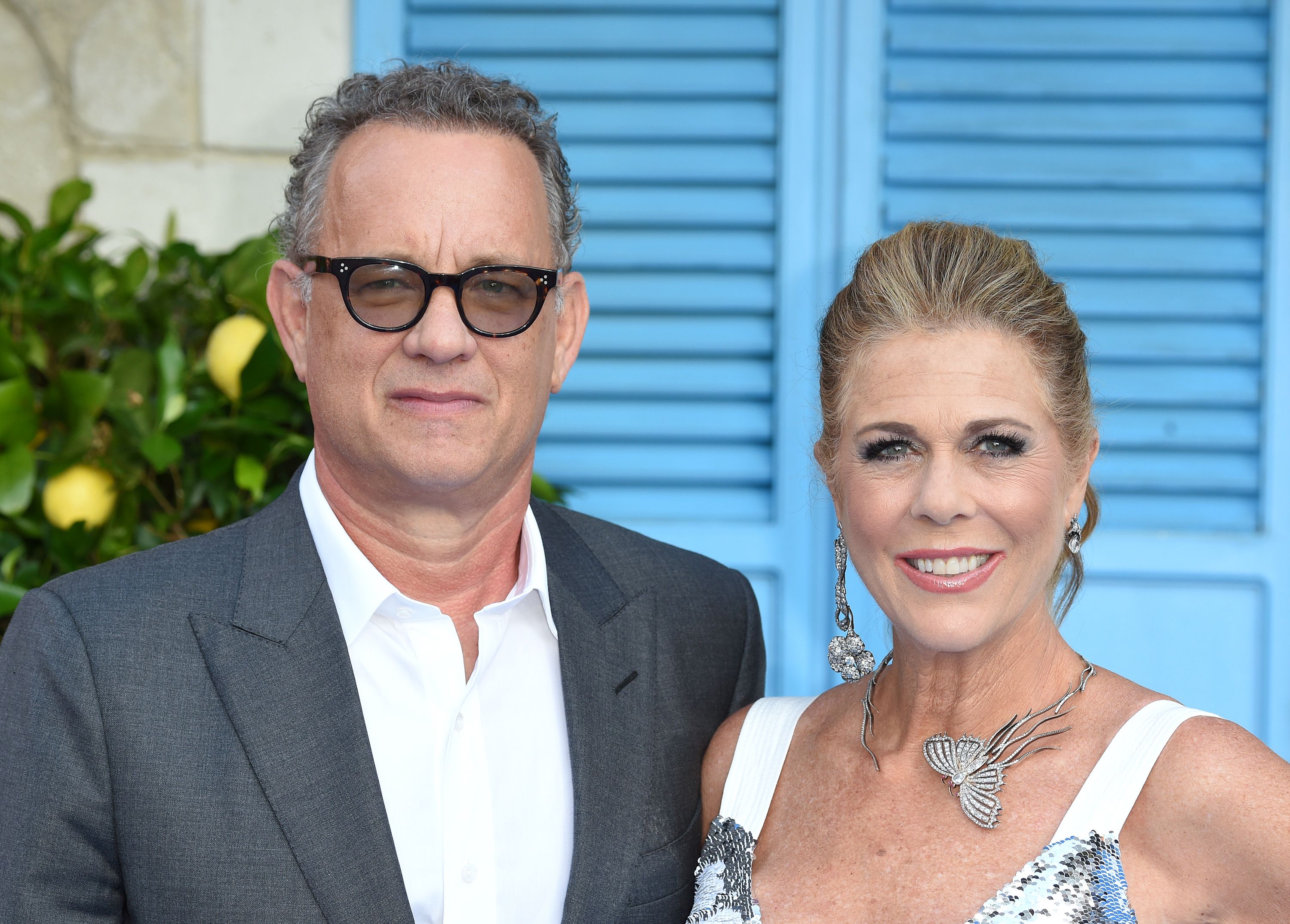 Tom Hanks dan istrinya Rita Wilson