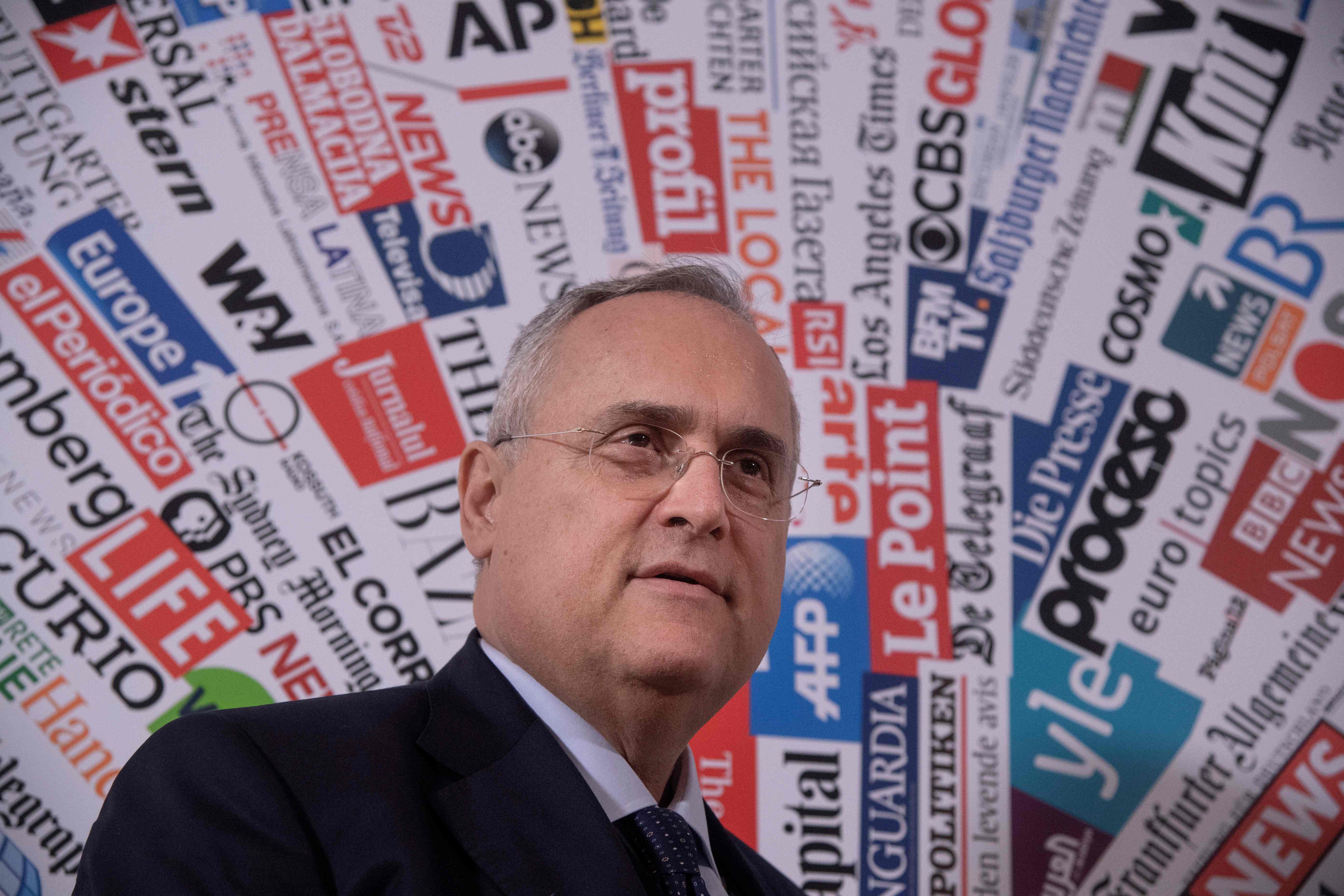 Presiden Lazio Claudio Lotito