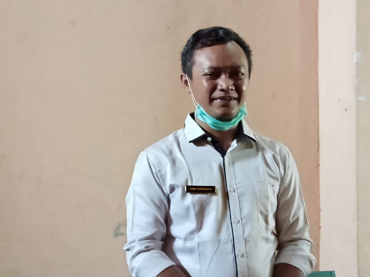 Heri Purwanto, kepala Desa Krincing, Kecamatan Secang, Kabupaten Magelang,