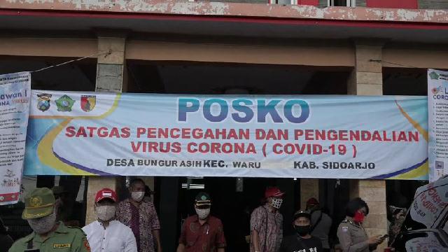 Pemkab Sidoarjo mendirikan 349 posko penanganan covid-19 di seluruh desa dan kelurahan.