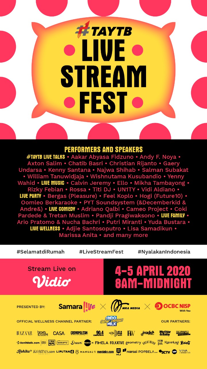 Poster Live Stream Festival