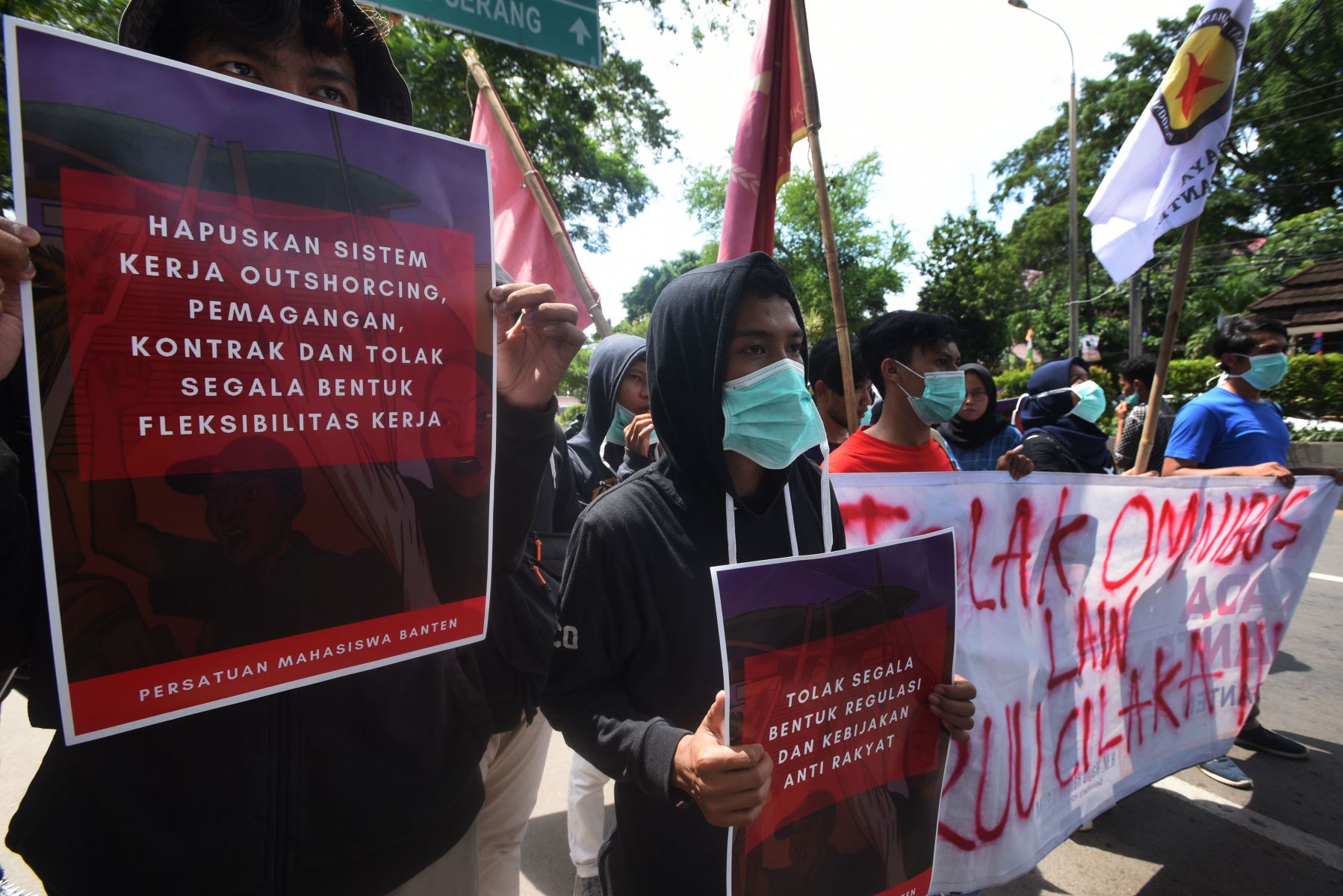 Unjuk rasa penolakan RUU Cipta Kerja