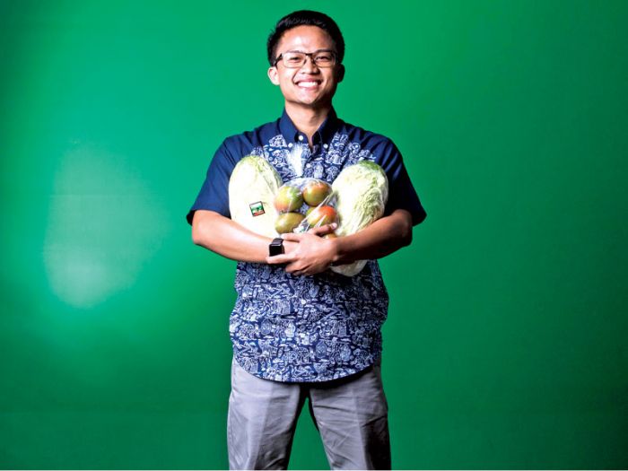 Sandi Octa Susila, Duta Petani Milenial, yang juga menjabat Direktur Mitra Tani Parahyangan. 