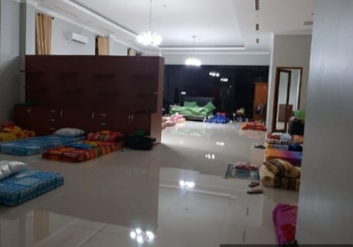 Tempat penginapan sekaligus ruang karantina tenaga medis Provinsi Banten.