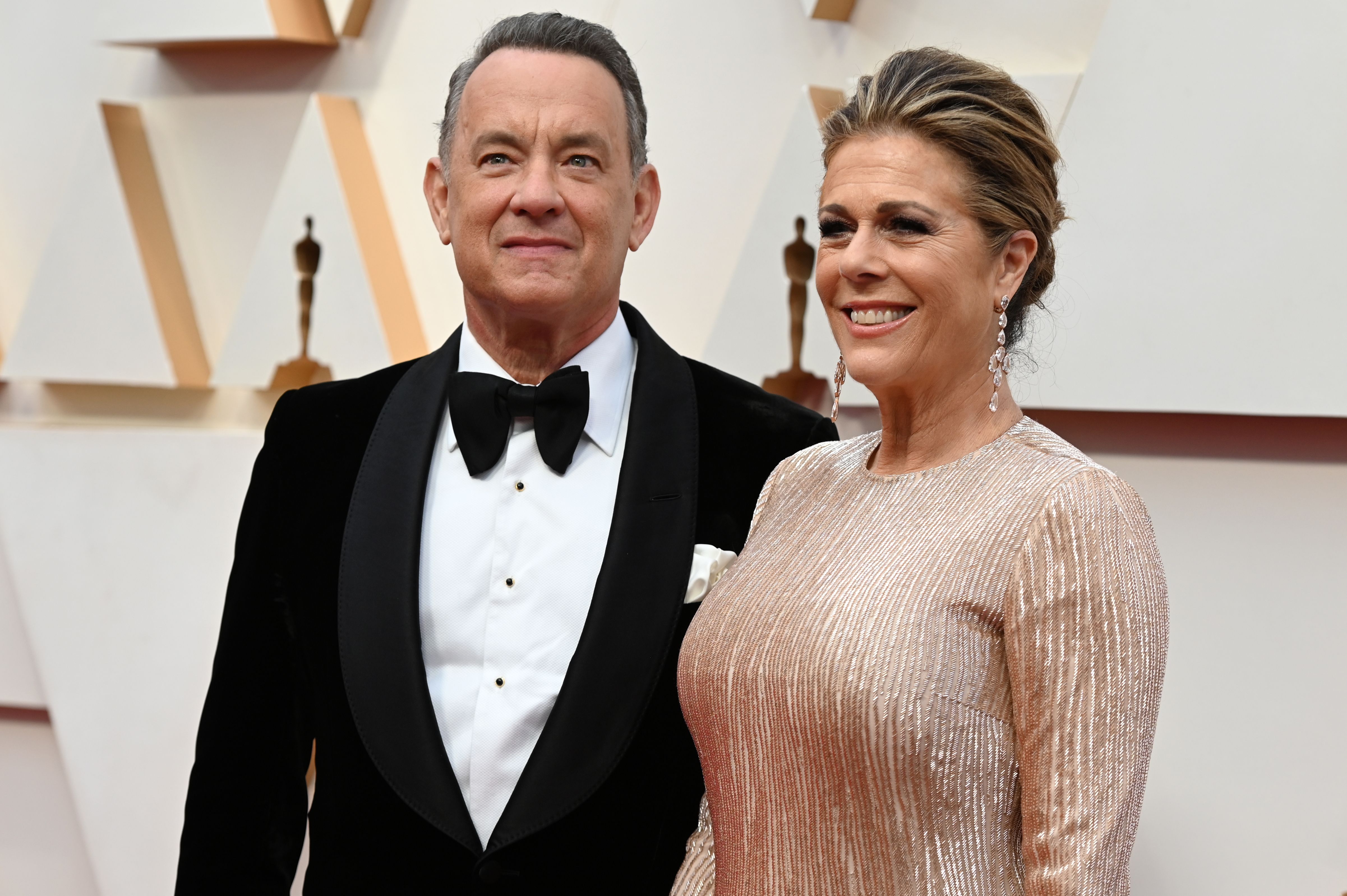 Tom Hanks dan istrinya Rita Wilson