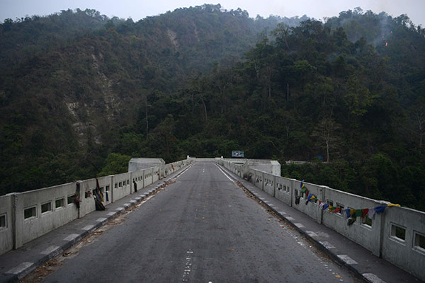 Suasana lockdown di India