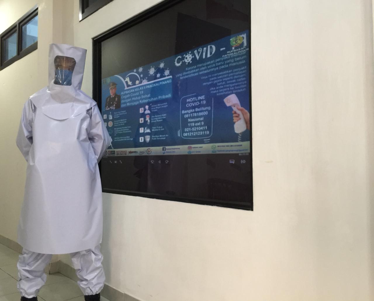 APD produksi Rupbasan Pangkalpinang