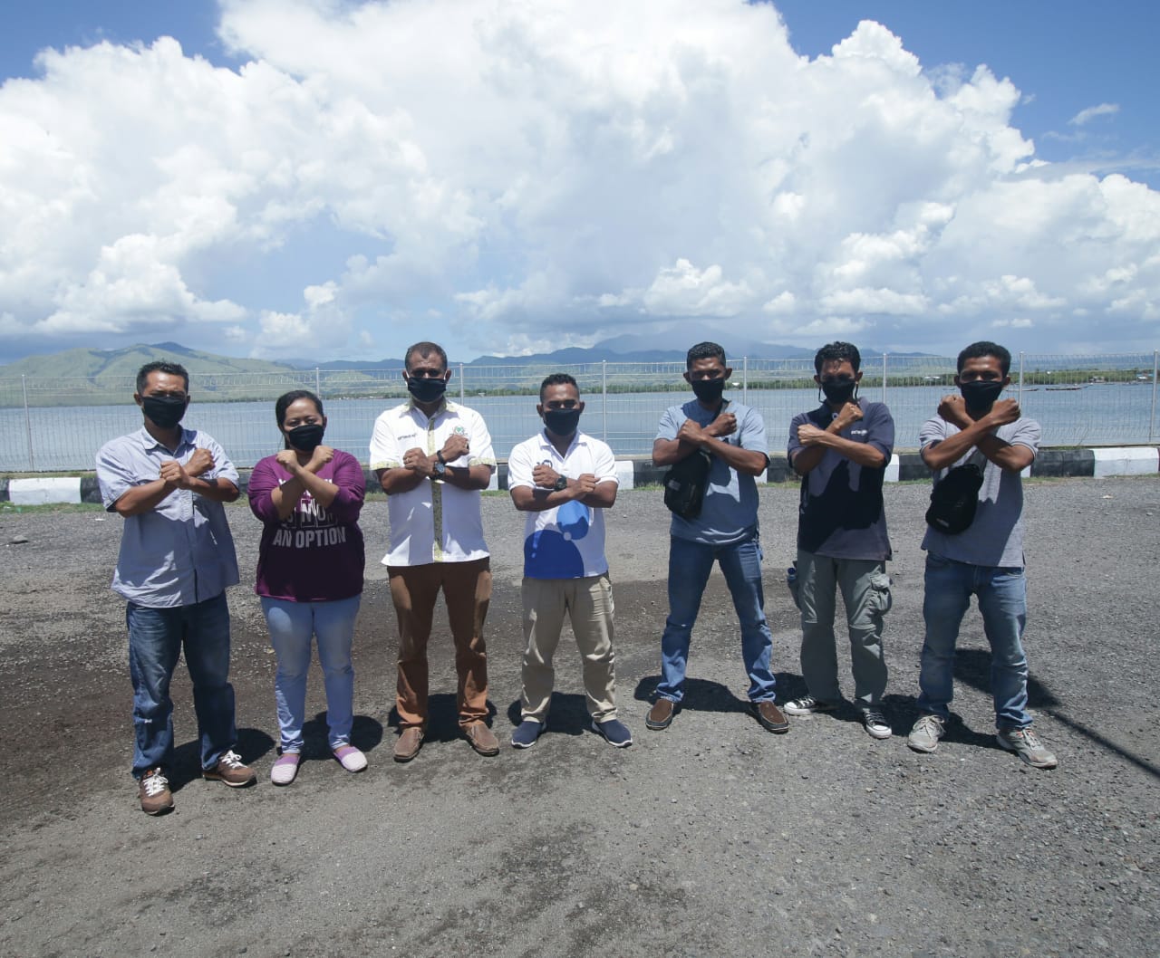 Wartawan yang tergabung dalam aliansi jurnalis Nagekeo