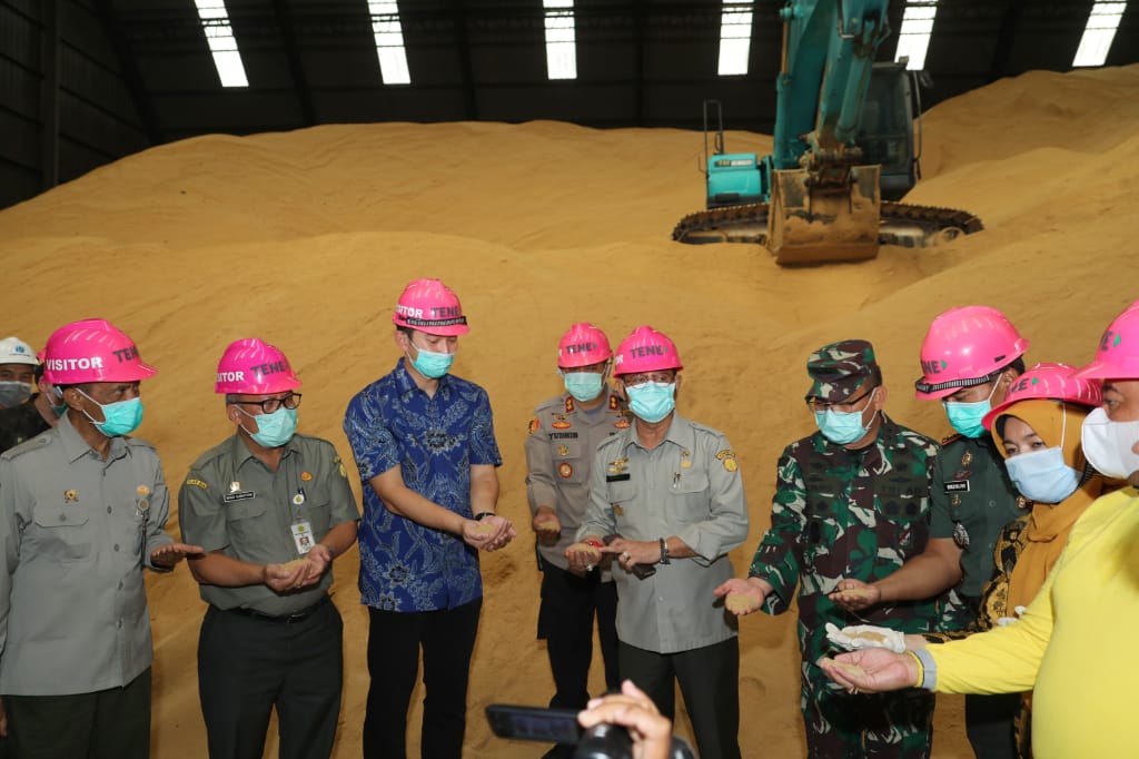 Mentan Syahrul Yasin Limpo (kelima dari kanan). 