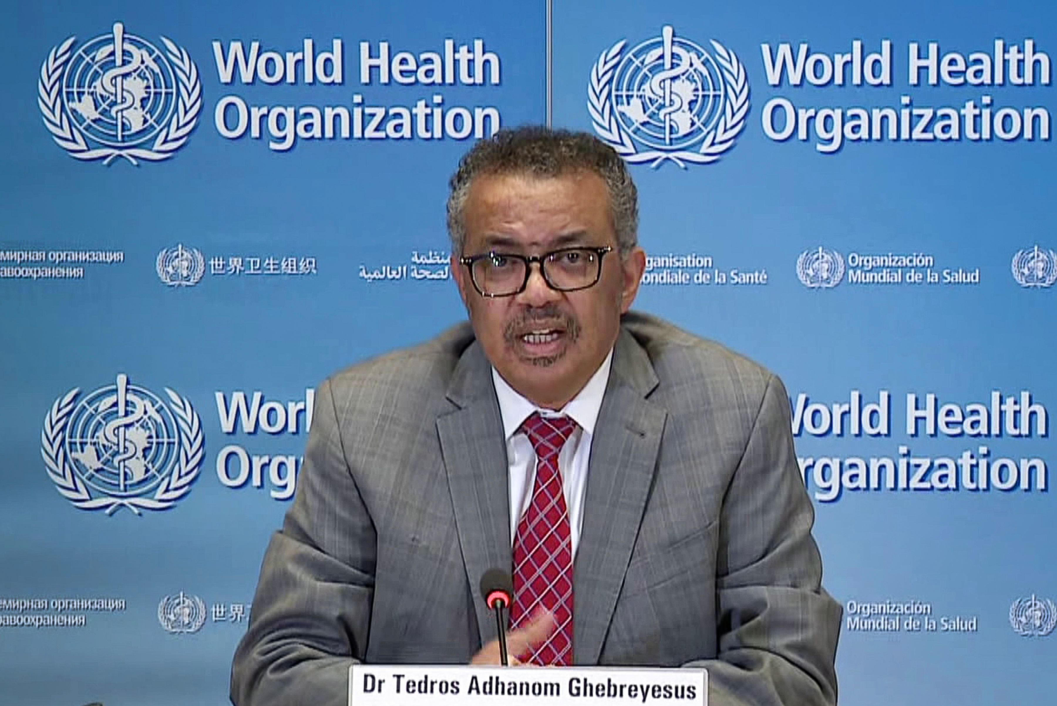 Direktur Jenderal WHO Tedros Adhanom Ghebreyesus